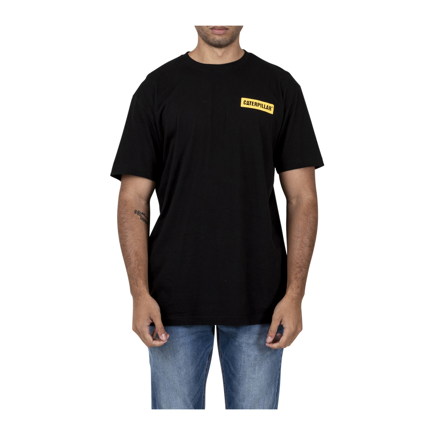 Caterpillar Clothing Karachi - Caterpillar Triton Block S/S Mens T-Shirts Black (360985-RUC)